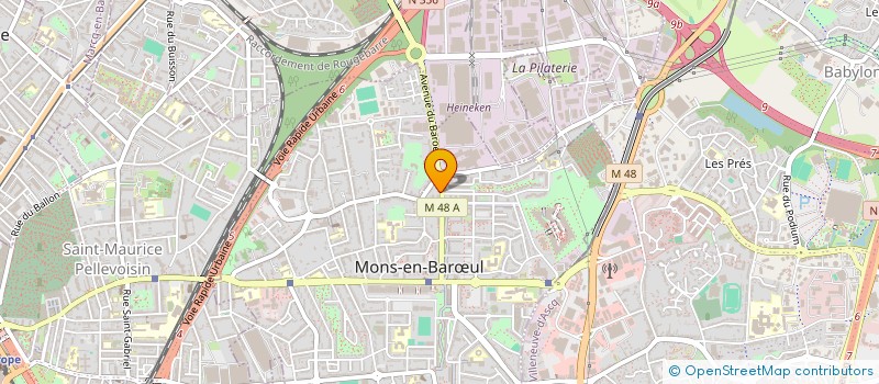 localisation de l'entreprise MONSIEUR SERGEY SHERFEDINOV  MONS-EN-BARUL