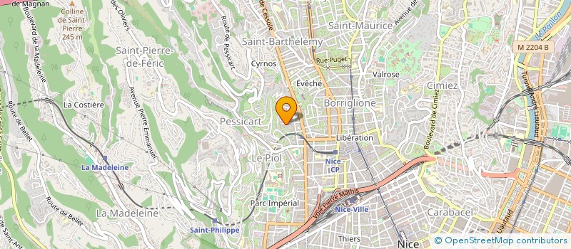 localisation de l'entreprise MONSIEUR SERGEY SYSOEV  NICE