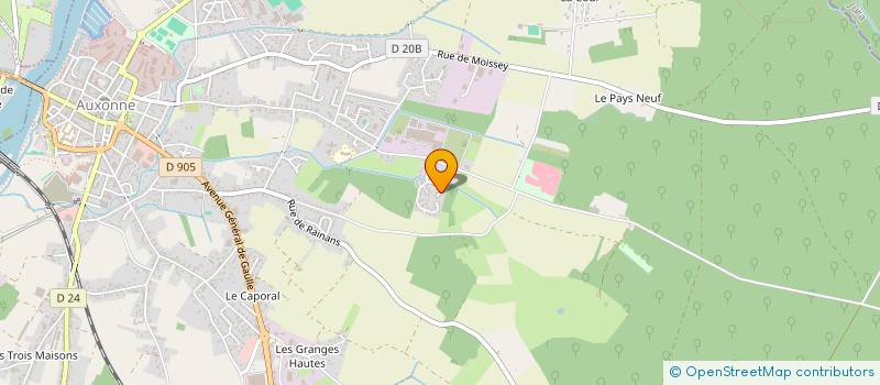 localisation de l'entreprise MONSIEUR SERGEY YADRIN à AUXONNE