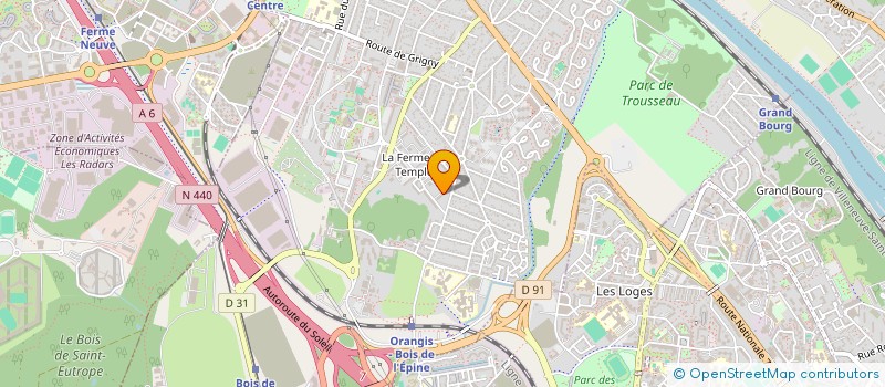 localisation de l'entreprise MONSIEUR SERGHEI AGABECOV  RIS-ORANGIS