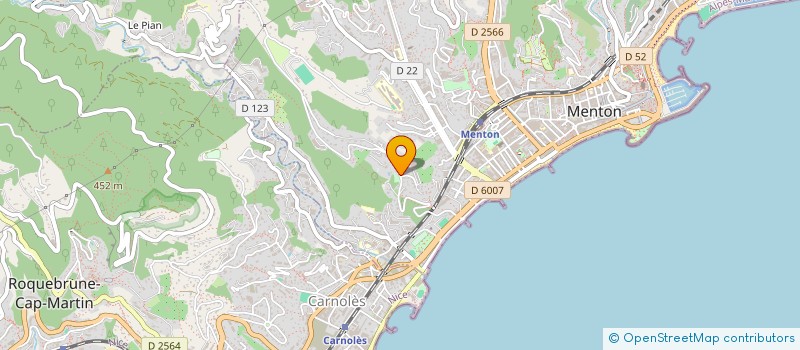 localisation de l'entreprise MONSIEUR SERGHEI ANDRONIUC  MENTON