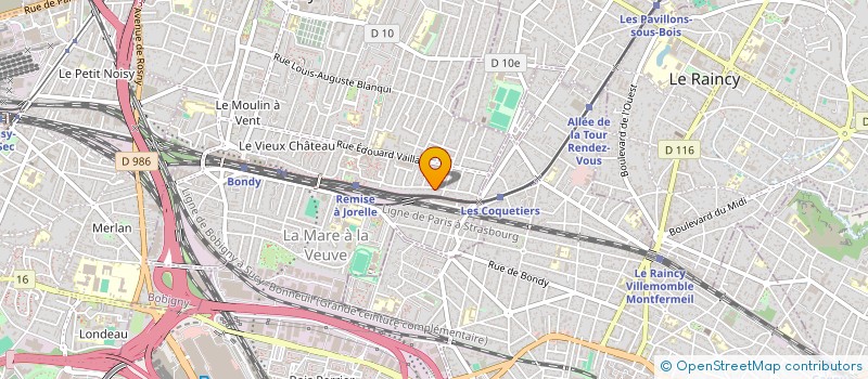 localisation de l'entreprise MONSIEUR SERGHEI BLOSENCO  BONDY