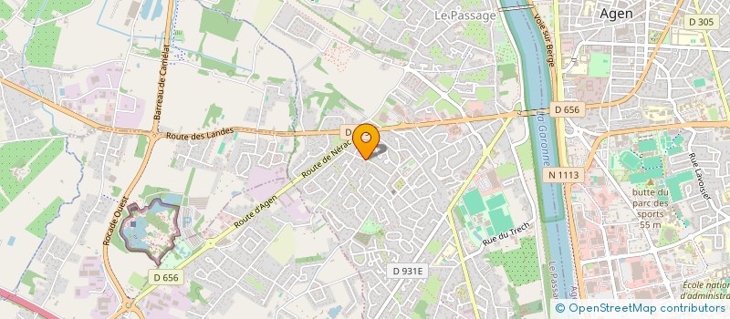 localisation de l'entreprise MONSIEUR SERGHEI BODIU  LE PASSAGE