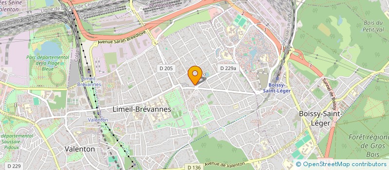 localisation de l'entreprise MONSIEUR SERGHEI BODIUL à LIMEIL-BREVANNES