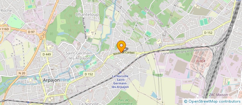 localisation de l'entreprise MONSIEUR SERGHEI BOROZAN à SAINT-GERMAIN-LES-ARPAJON