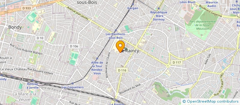 localisation de l'entreprise MONSIEUR SERGHEI CAMERZAN à LE RAINCY