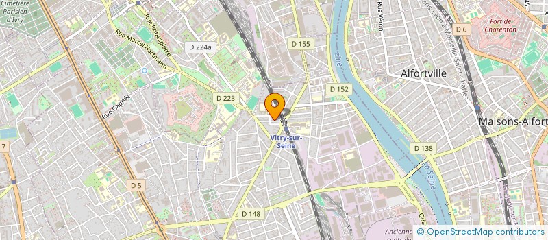 localisation de l'entreprise MONSIEUR SERGHEI CEBOTARI  VITRY-SUR-SEINE