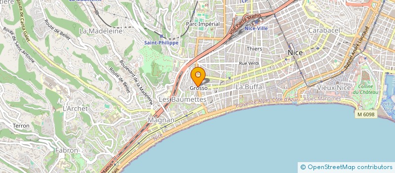 localisation de l'entreprise MONSIEUR SERGHEI CEBOTARI à NICE
