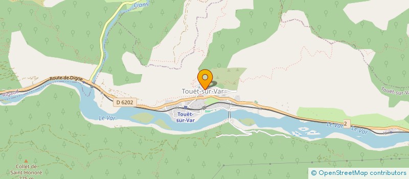 localisation de l'entreprise MONSIEUR SERGHEI CLIPCA  TOUET-SUR-VAR