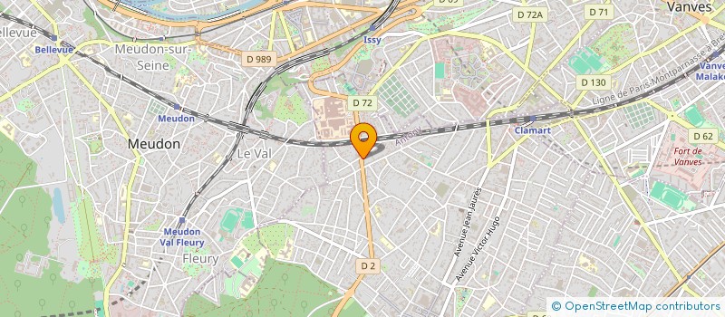 localisation de l'entreprise MONSIEUR SERGHEI CRETU à CLAMART