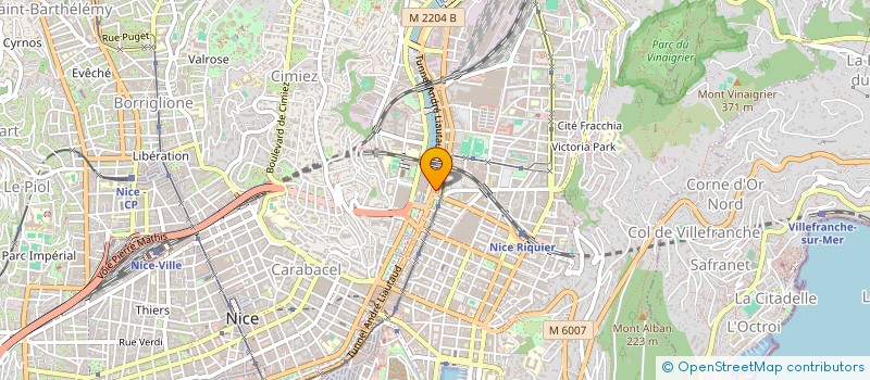 localisation de l'entreprise MONSIEUR SERGHEI CUCOS  NICE