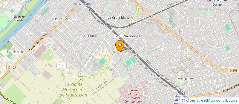 localisation de l'entreprise MONSIEUR SERGHEI DEDIU  SARTROUVILLE