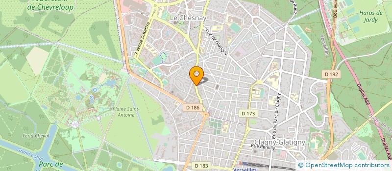 localisation de l'entreprise MONSIEUR SERGHEI DISLEVUC à LE CHESNAY-ROCQUENCOURT