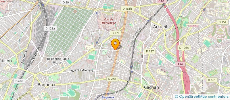 localisation de l'entreprise MONSIEUR SERGHEI DOMNISORU à BAGNEUX