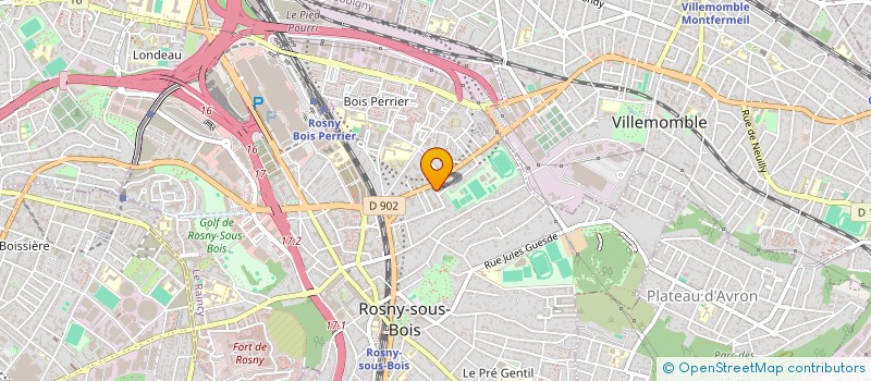 localisation de l'entreprise MONSIEUR SERGHEI FULGA à ROSNY-SOUS-BOIS