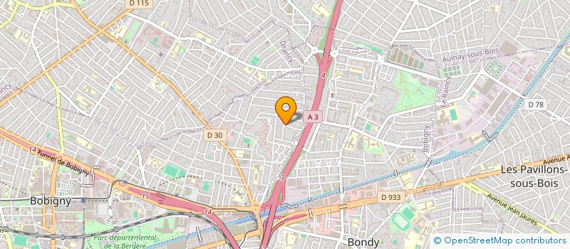 localisation de l'entreprise MONSIEUR SERGHEI GAMUREAC  BOBIGNY