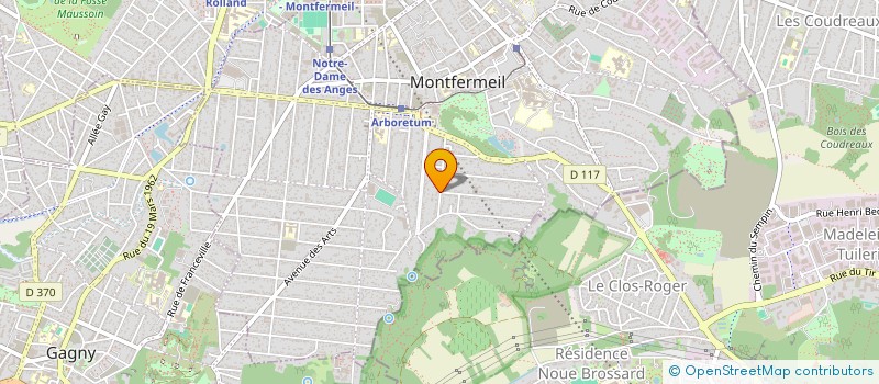 localisation de l'entreprise MONSIEUR SERGHEI GUDIMA  MONTFERMEIL