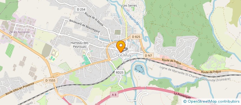 localisation de l'entreprise MONSIEUR SERGHEI GUNDAREV à LE MUY