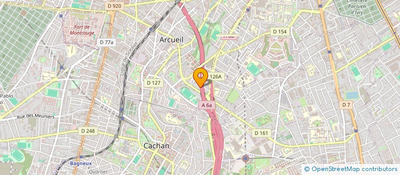 localisation de l'entreprise MONSIEUR SERGHEI HANGANU  ARCUEIL