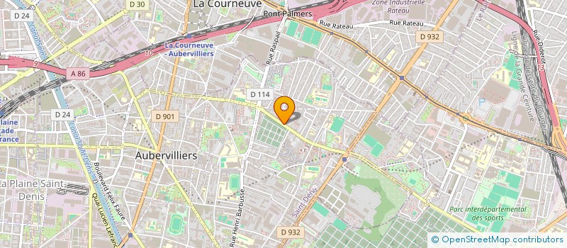 localisation de l'entreprise MONSIEUR SERGHEI IACUBOV  AUBERVILLIERS