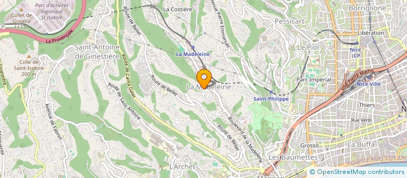 localisation de l'entreprise MONSIEUR SERGHEI ILUSCA à NICE