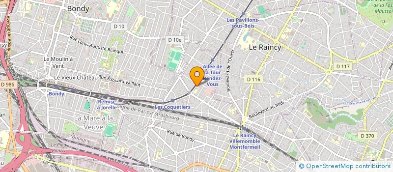 localisation de l'entreprise MONSIEUR SERGHEI LOZAN  VILLEMOMBLE