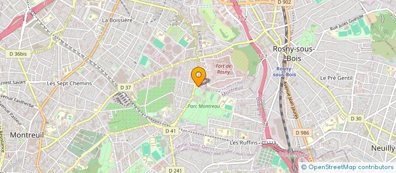 localisation de l'entreprise MONSIEUR SERGHEI LUCAREVSCHI à MONTREUIL