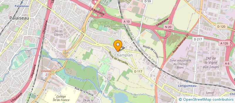 localisation de l'entreprise MONSIEUR SERGHEI LUPU  CHAMPLAN