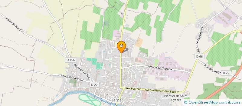 localisation de l'entreprise MONSIEUR SERGHEI MATEI à JARNAC