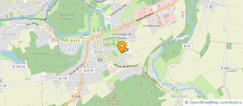 localisation de l'entreprise MONSIEUR SERGHEI MIRON à ANET