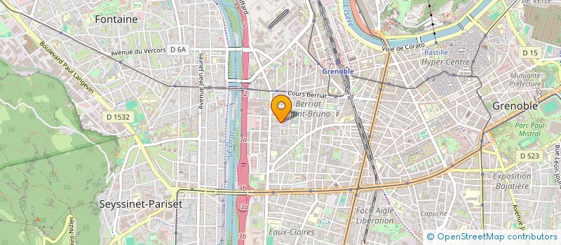 localisation de l'entreprise MONSIEUR SERGHEI SECUREANU  GRENOBLE