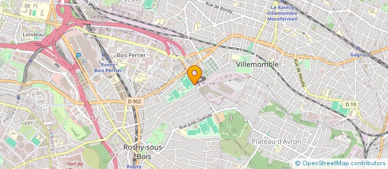 localisation de l'entreprise MONSIEUR SERGHEI SMENTINA à ROSNY-SOUS-BOIS