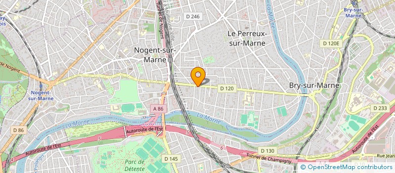 localisation de l'entreprise MONSIEUR SERGHEI ZAITEV à LE PERREUX-SUR-MARNE