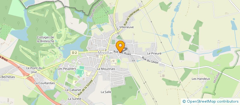 localisation de l'entreprise MONSIEUR SERGIL AROUS  MISSILLAC