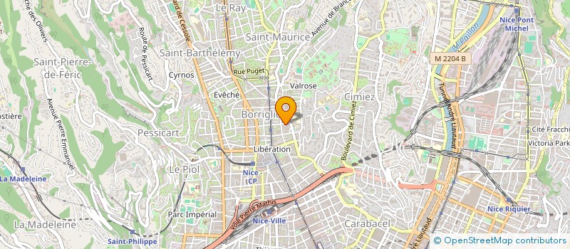 localisation de l'entreprise MONSIEUR SERGIO ALBANTE à NICE