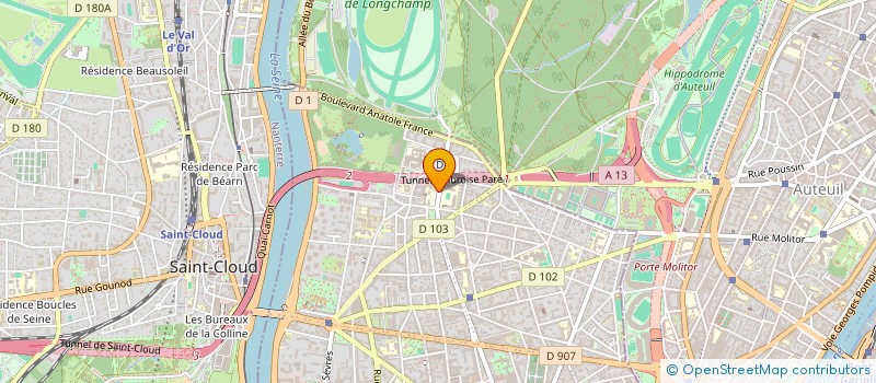 localisation de l'entreprise MONSIEUR SERGIO-ALESSANDRO BOSSI à BOULOGNE-BILLANCOURT