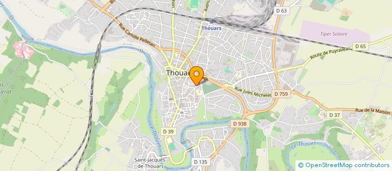 localisation de l'entreprise MONSIEUR SERGIO ALEXANDRE MARTINS CRUZ  THOUARS