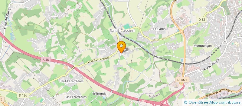 localisation de l'entreprise MONSIEUR SERGIO ANTONIO MARTINS SILVA  SAINT-CASSIEN