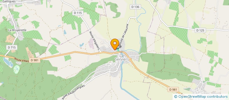 localisation de l'entreprise MONSIEUR SERGIO BERNARDO OLIVEIRA  SERVIERS-ET-LABAUME