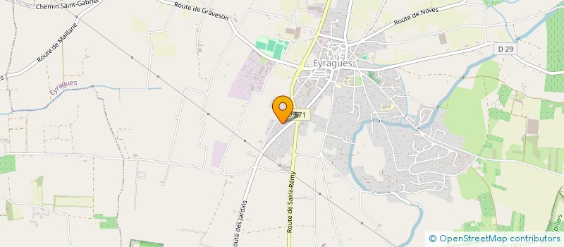 localisation de l'entreprise MONSIEUR SERGIO BIBINI  EYRAGUES