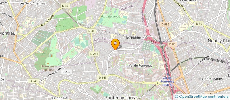 localisation de l'entreprise MONSIEUR SERGIO CAPPAI à FONTENAY-SOUS-BOIS
