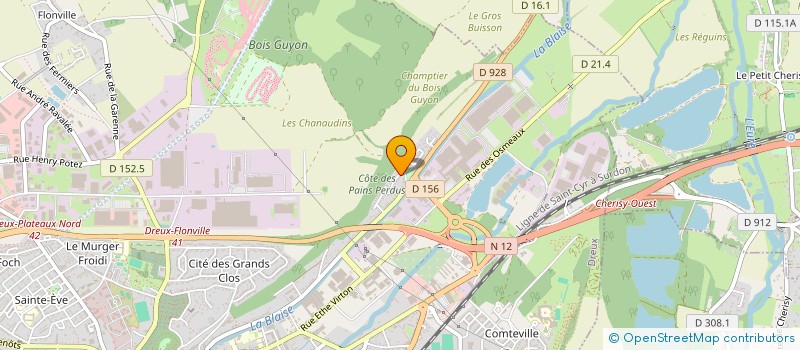 localisation de l'entreprise MONSIEUR SERGIO CARUSO à DREUX