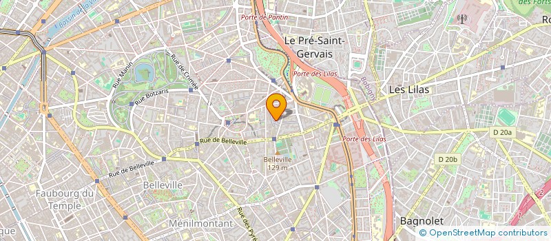 localisation de l'entreprise MONSIEUR SERGIO CASTILLO MORENO  PARIS