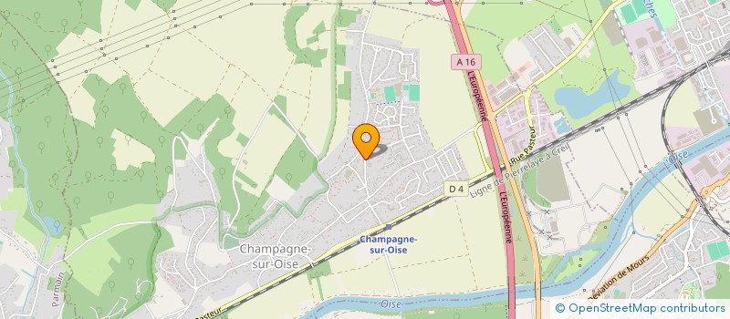 localisation de l'entreprise MONSIEUR SERGIO CASTRO MEIRA à CHAMPAGNE-SUR-OISE