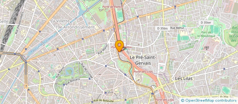 localisation de l'entreprise MONSIEUR SERGIO COLLAVINI  PARIS