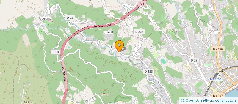 localisation de l'entreprise MONSIEUR SERGIO CORE  GORBIO