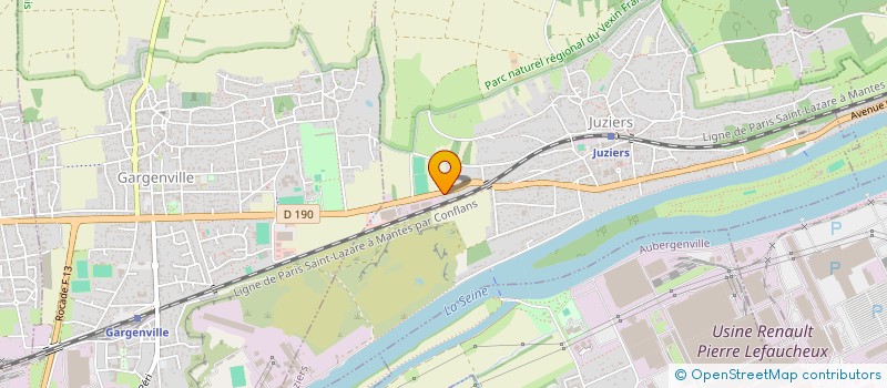 localisation de l'entreprise MONSIEUR SERGIO CORREIA SOUSA  JUZIERS