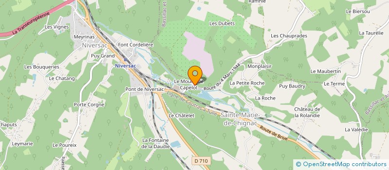 localisation de l'entreprise MONSIEUR SERGIO DA COSTA FERNANDES à LA DOUZE