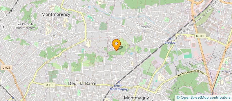 localisation de l'entreprise MONSIEUR SERGIO DA CUNHA OLIVEIRA  GROSLAY