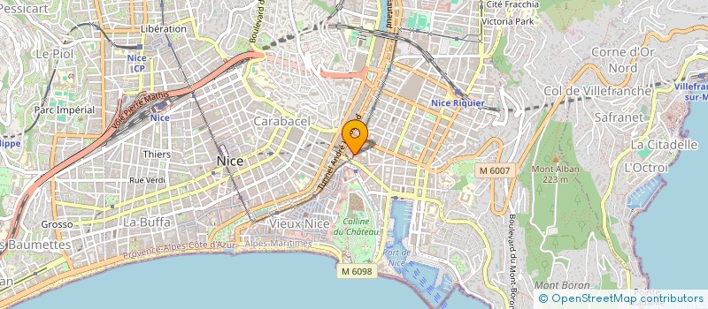 localisation de l'entreprise MONSIEUR SERGIO DA ROCHA  NICE